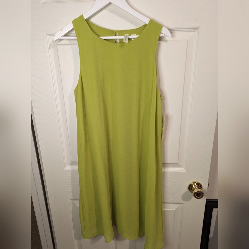 Tacera green sheath dress NWT size large